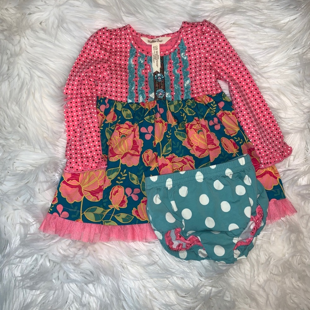 Matilda Jane Infant Size 3-6 months Dress Set